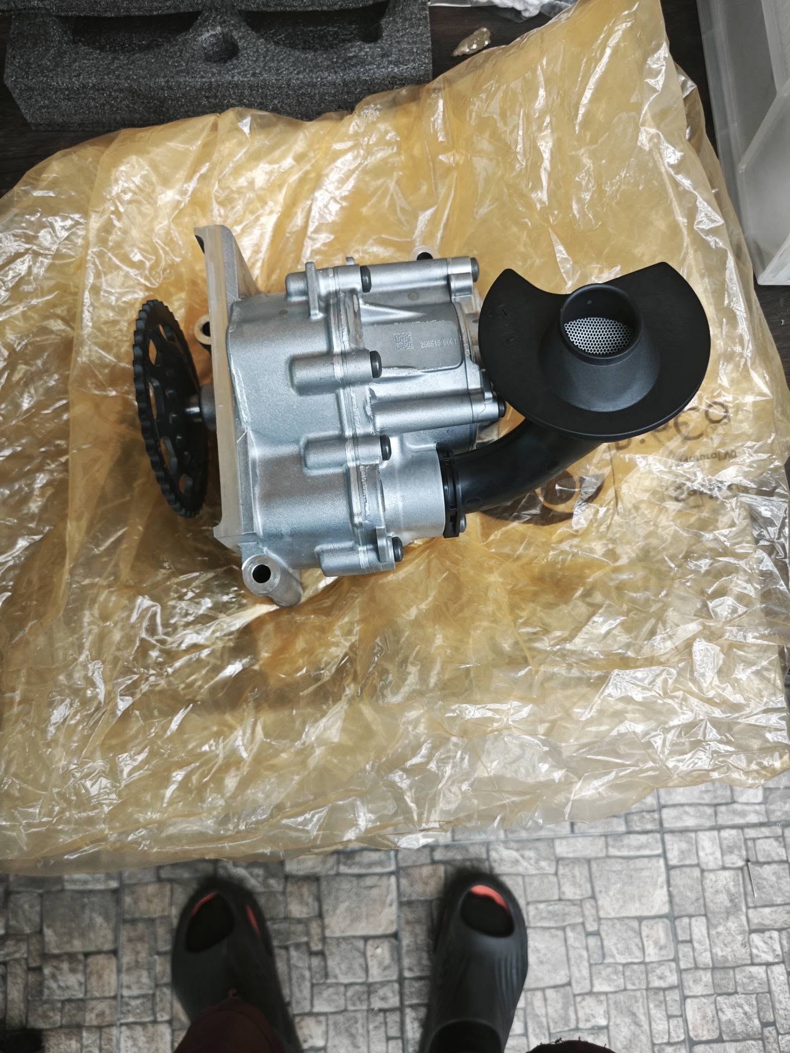 New OEM oil pump ready to fit