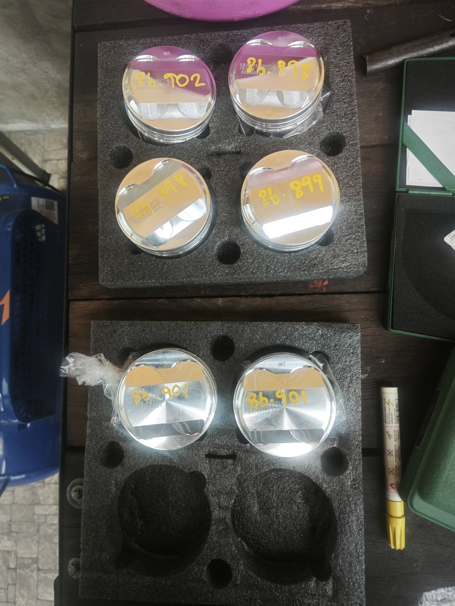 Inline engine bottom-end build